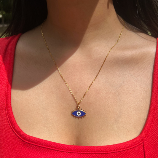 Blue Evil Eye Chain