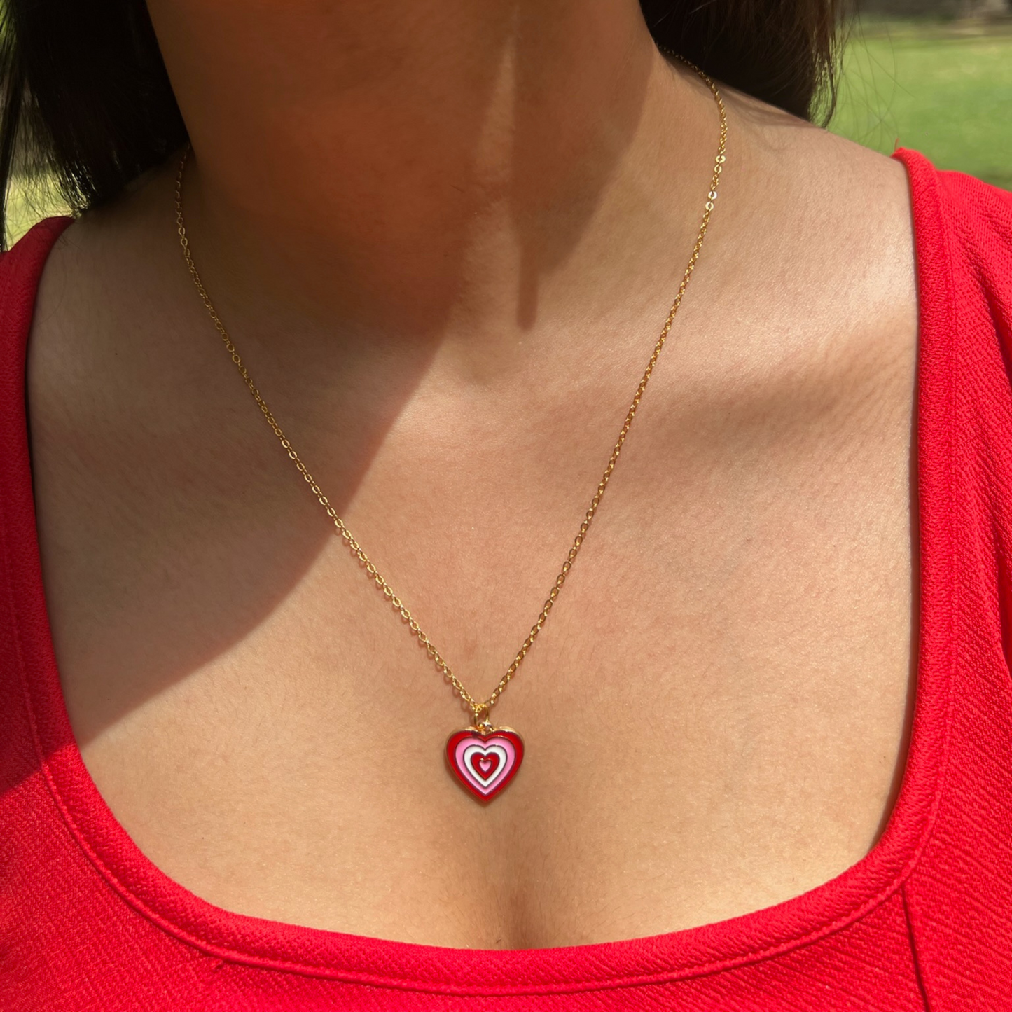 Candy Pink Heart Chain