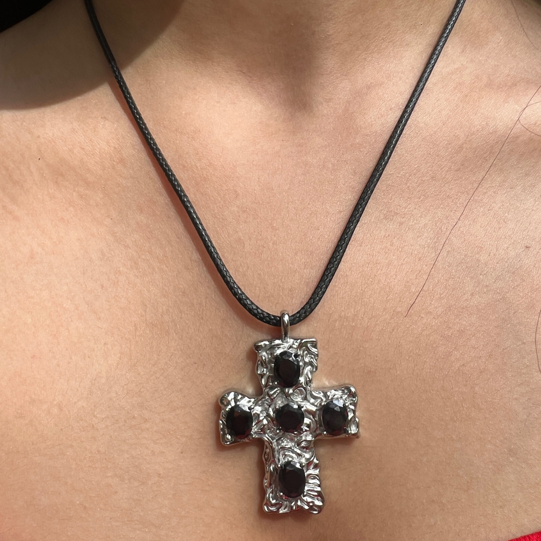 Retro Cross Necklace