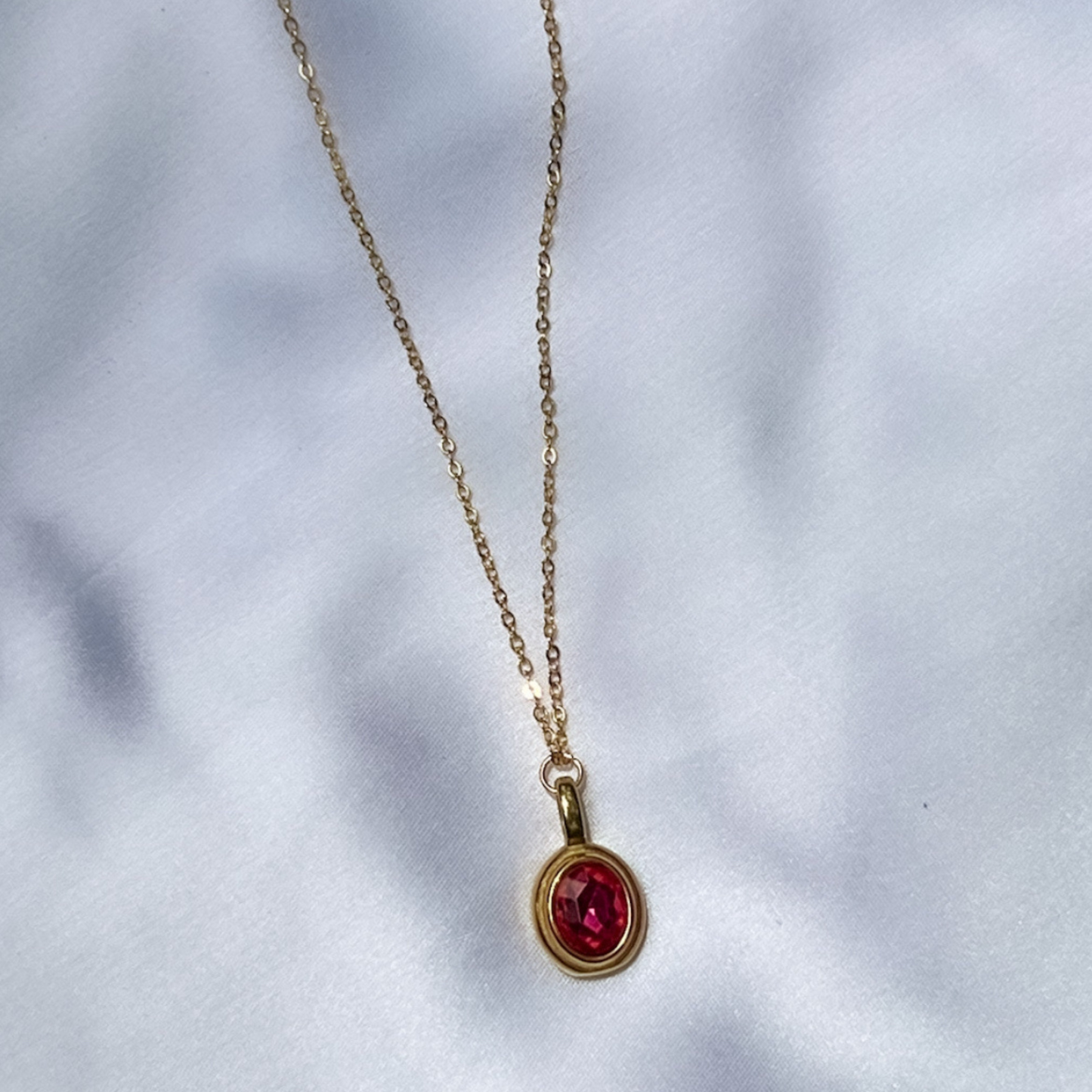 Ruby Stone Chain